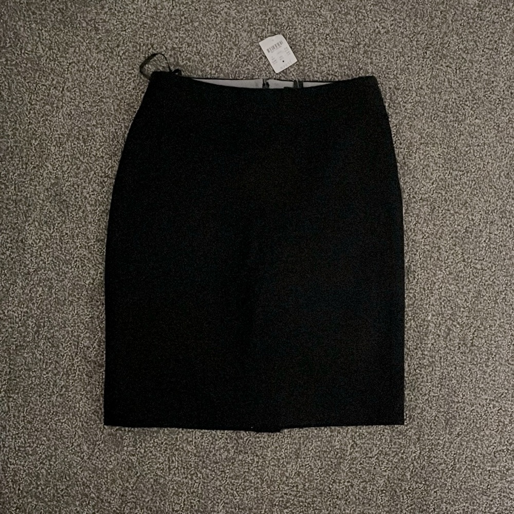 Jcrew pencil skirt, black size 2.